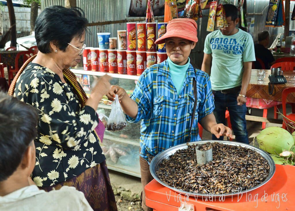 viajar a Camboya comida