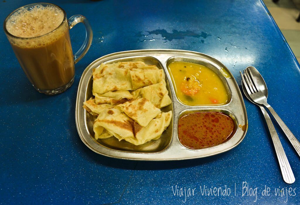 teh tarik y roti canai kuala lumpur