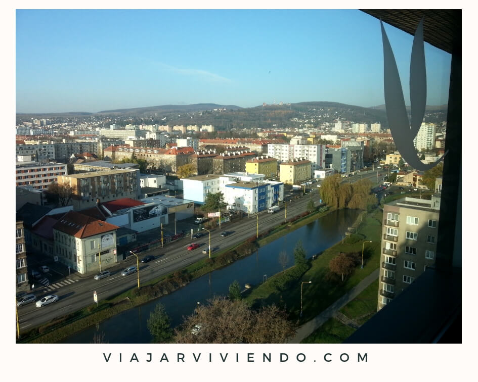 vistas desde hotel yasmin kosice