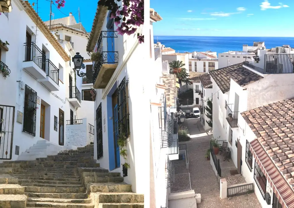 escalera para subir a Altea