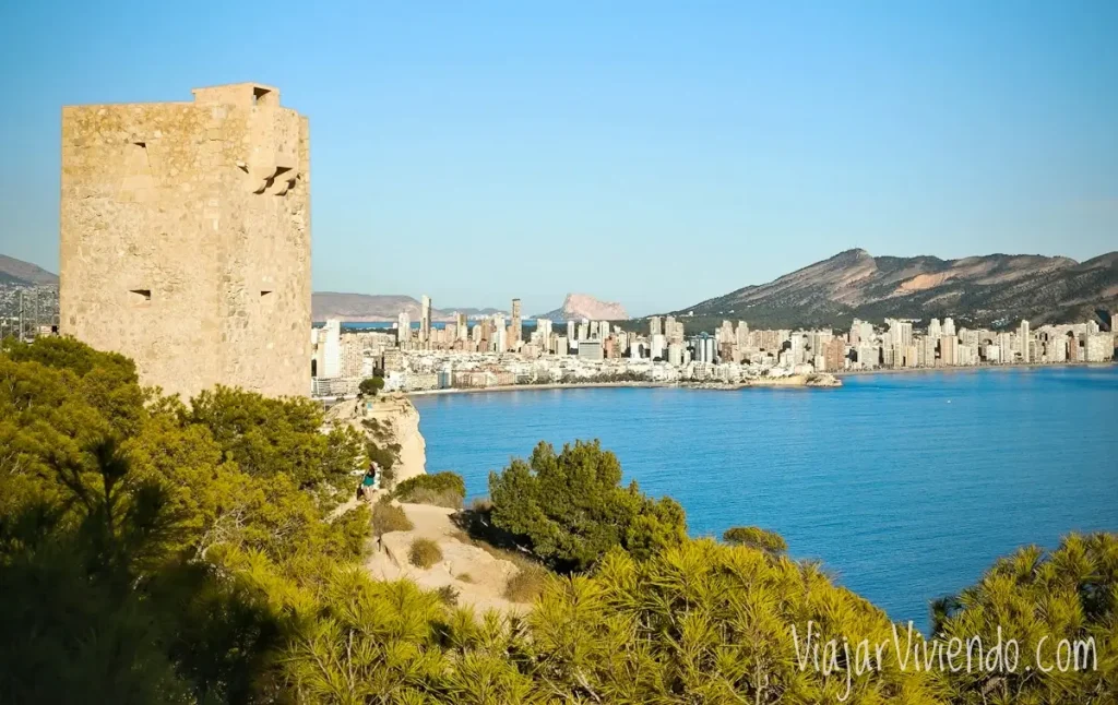 Miradores de Benidorm - vistas torre Aguilo