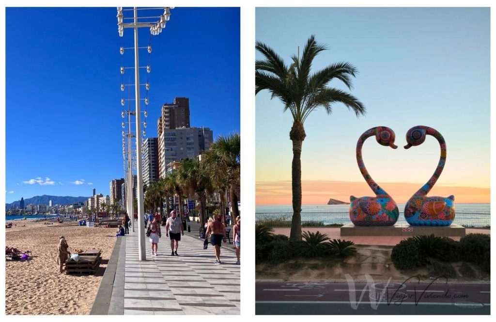 paseo maritimo en benidorm