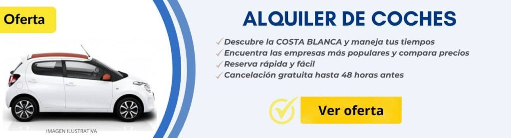 alquiler de coche en la costa blanca alicante