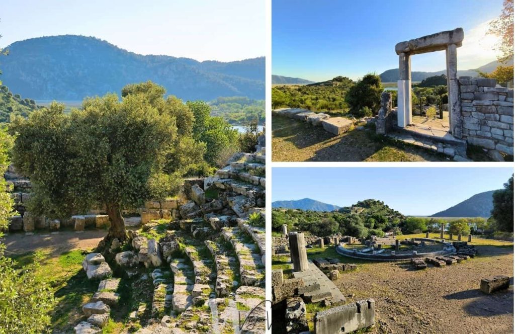 ruinas de kaunos en dalyan