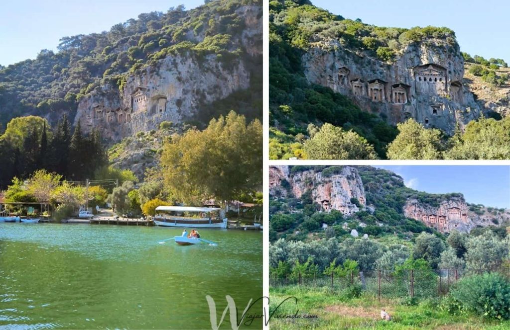 tumbas reales en la montaña dalyan