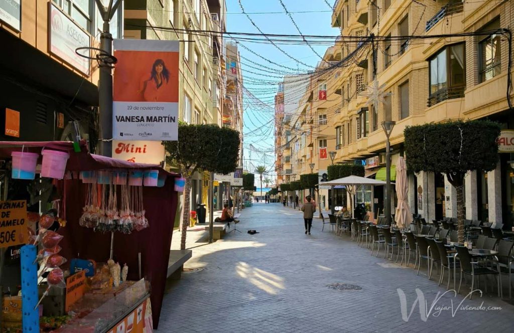 las calles del centro de torrevieja