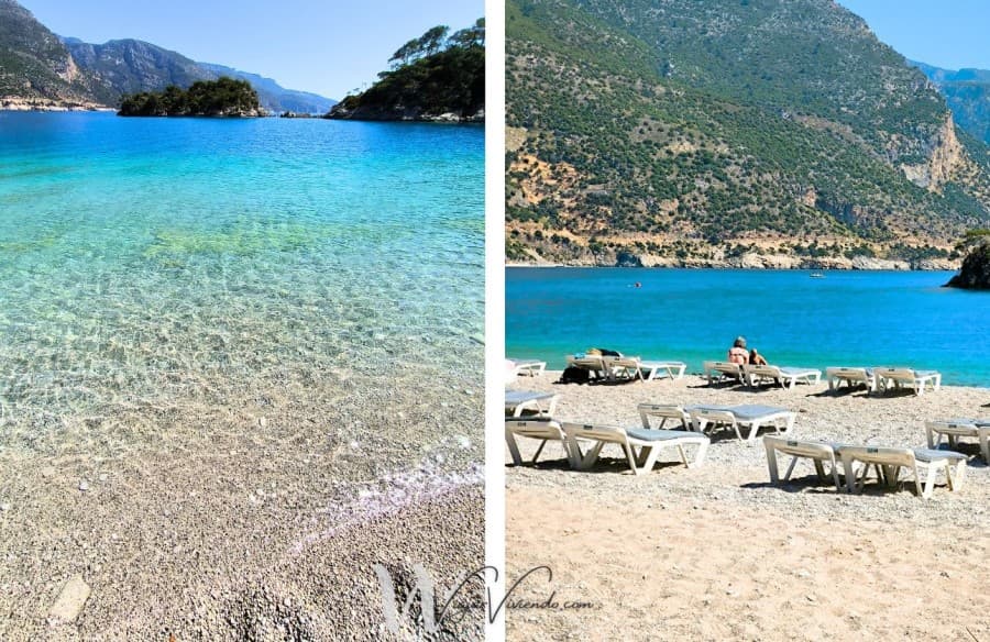 playa kumburnu de la laguna de oludeniz