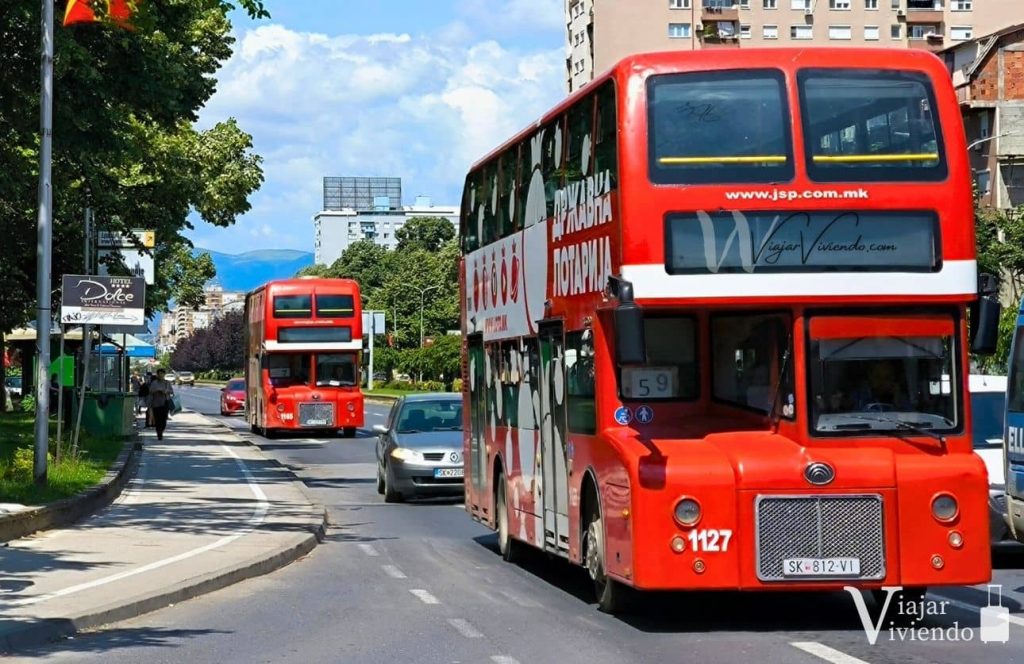 como moverse por skopje en transporte publico