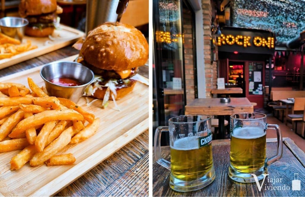 donde comer en skopje hamburguesas y beber cerveza
