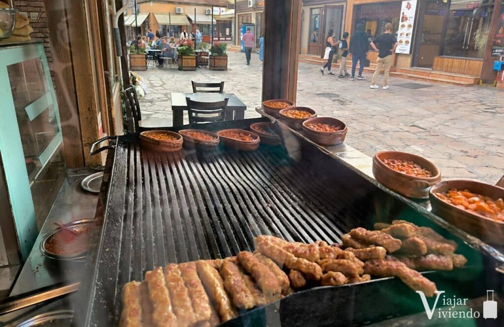 donde comer en el bazar de skopje
