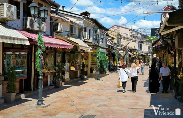 que ver en el antiguo bazar de skopje