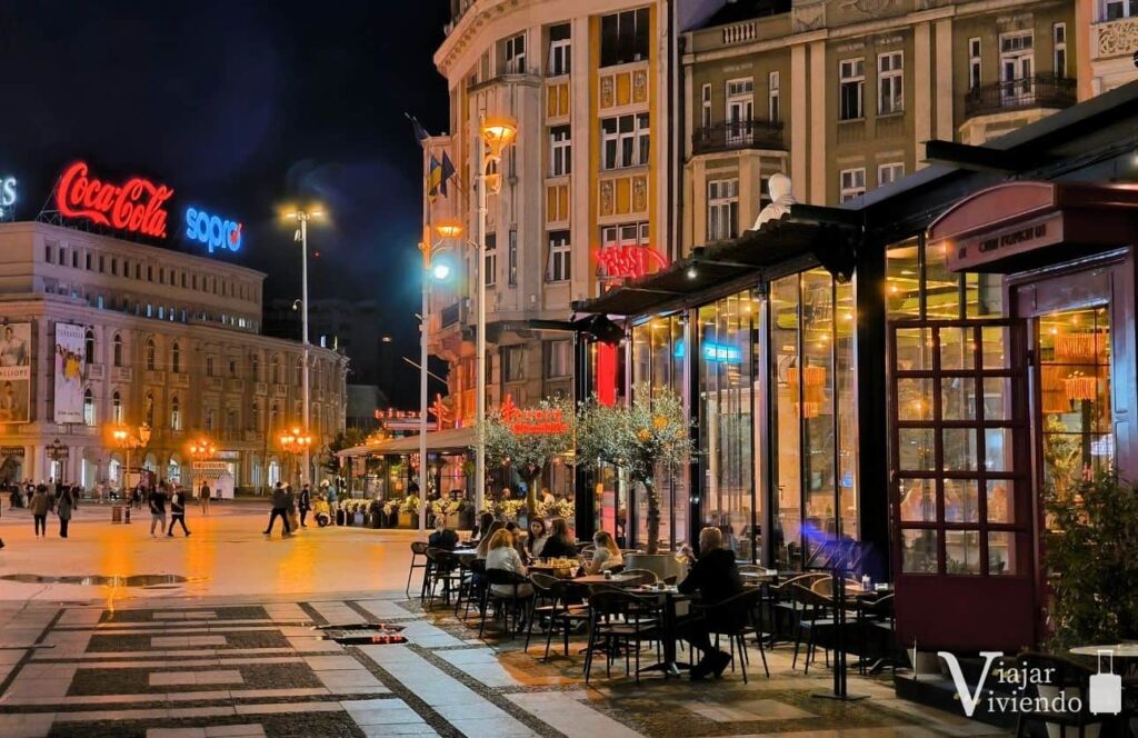 salir de noche en skopje