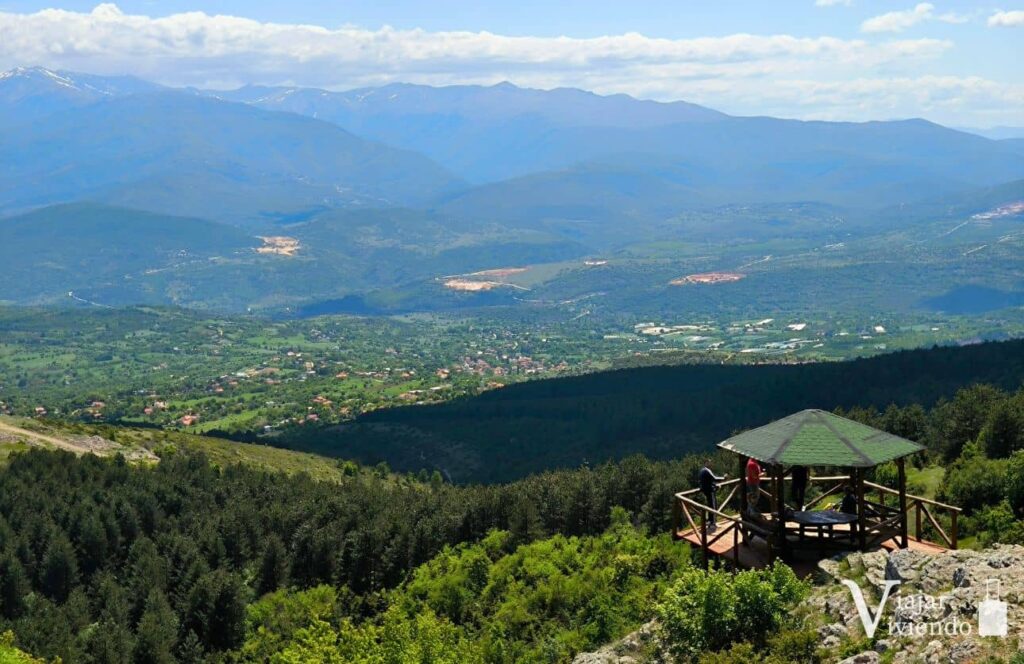 vistas desde el monte vodno