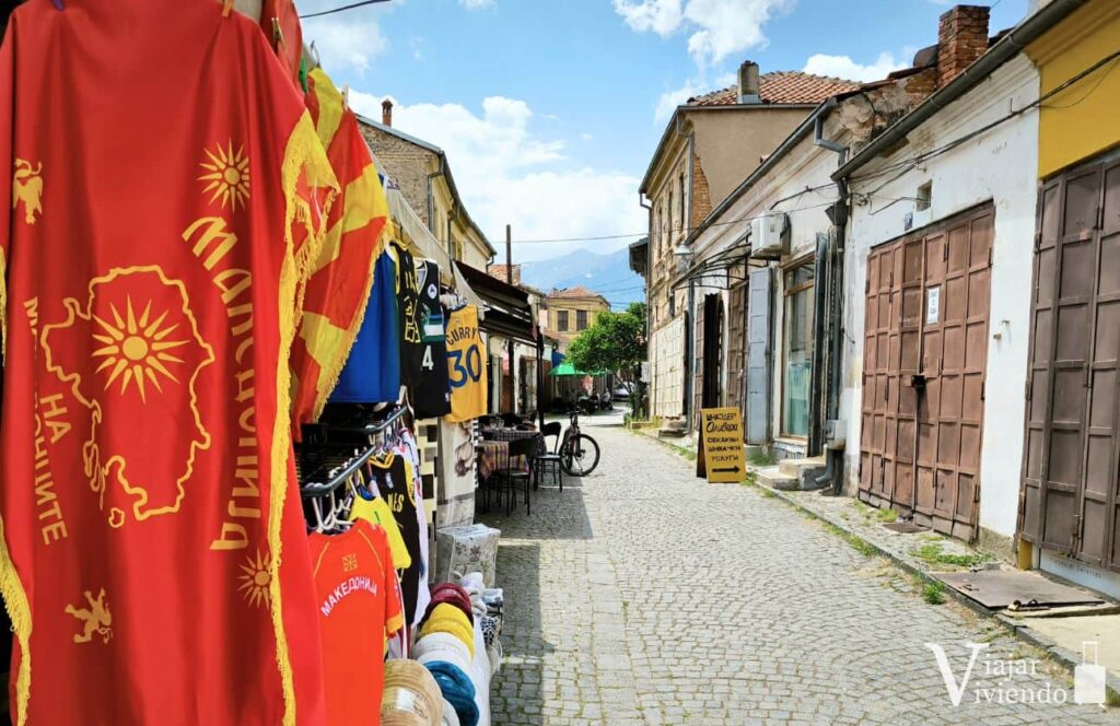 souvenirs en el antiguo bazar de bitola