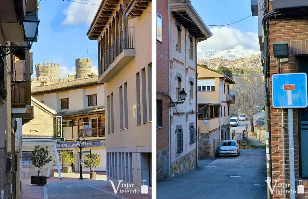 vistas desde las calles de manzanares el real