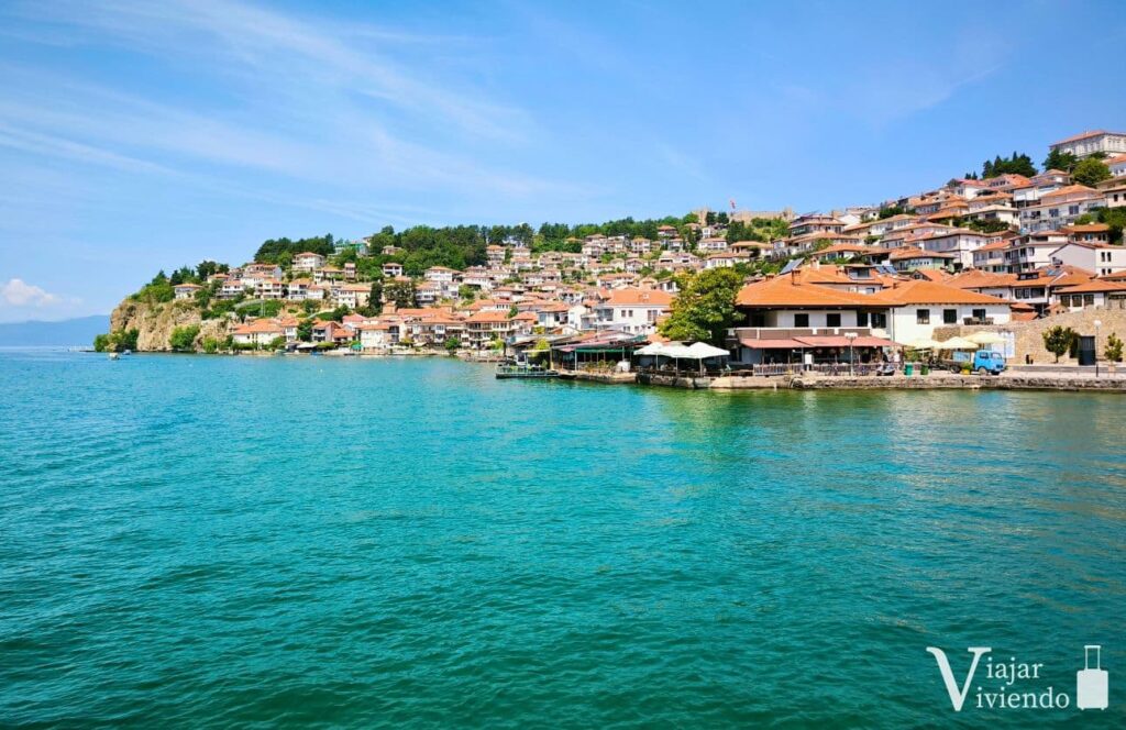 vistas del casco antiguo de ohrid
