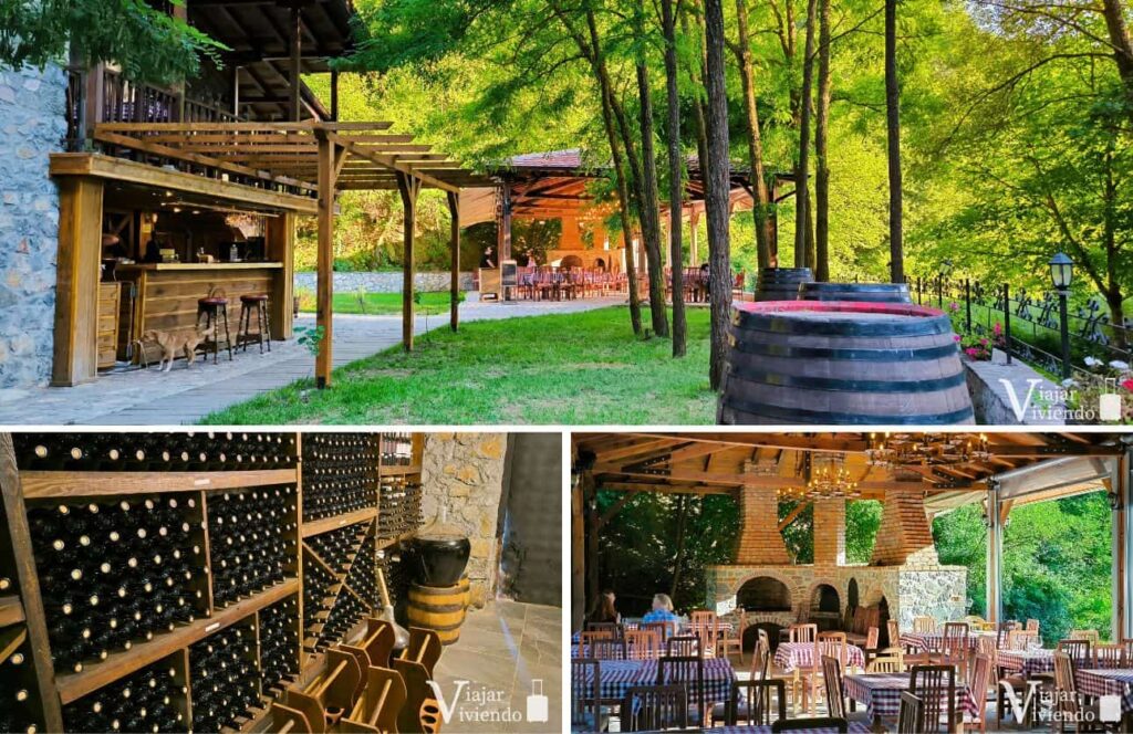 bodega del monasterio en las afueras de ohrid