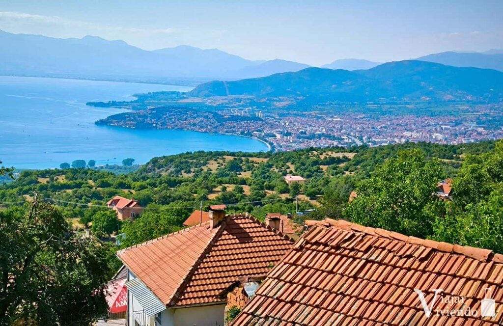 vistas panoramicas del lago ohrid