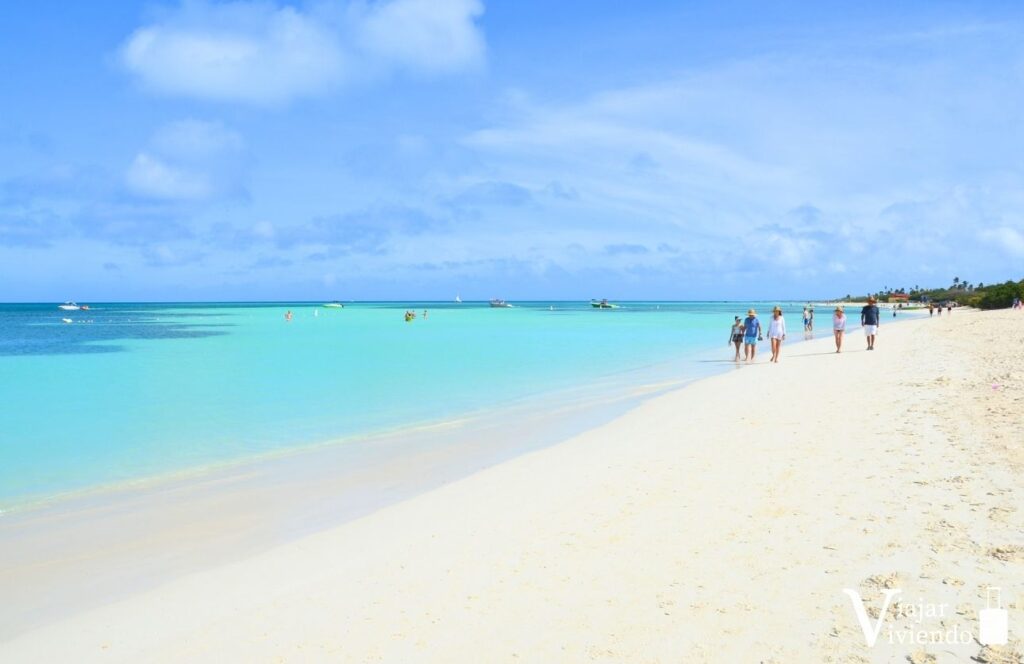 zona de palm beach norte donde dormir en aruba