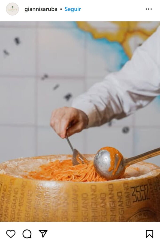 pasta en giannis aruba