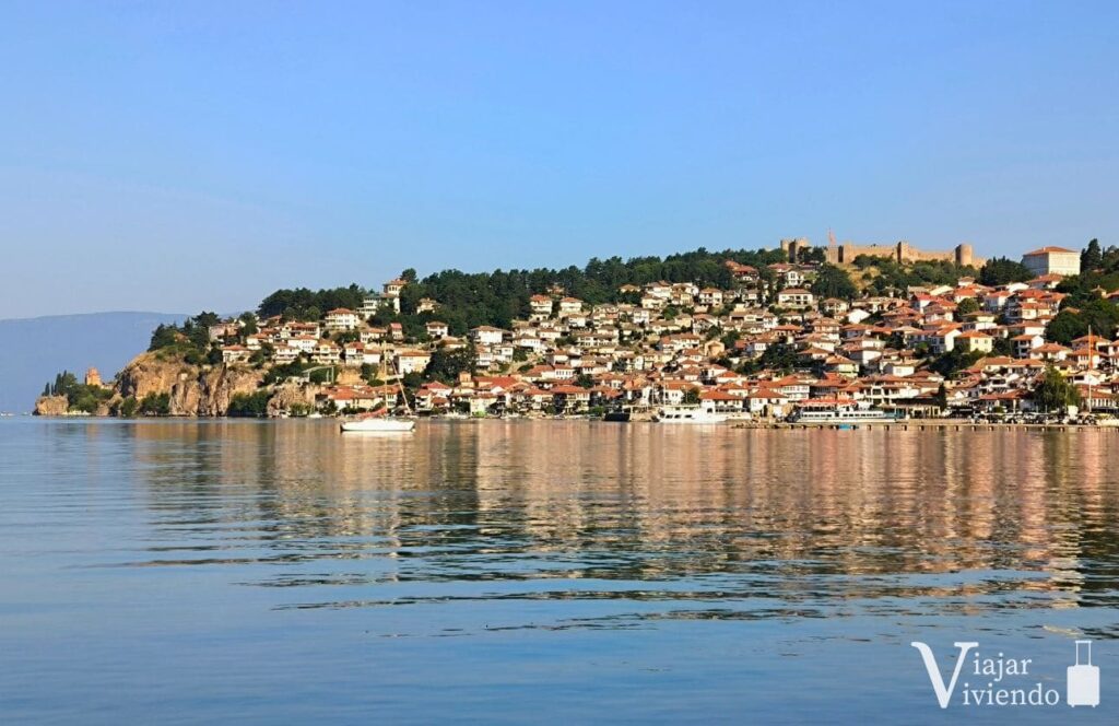 vistas del casco antiguo de ohrid