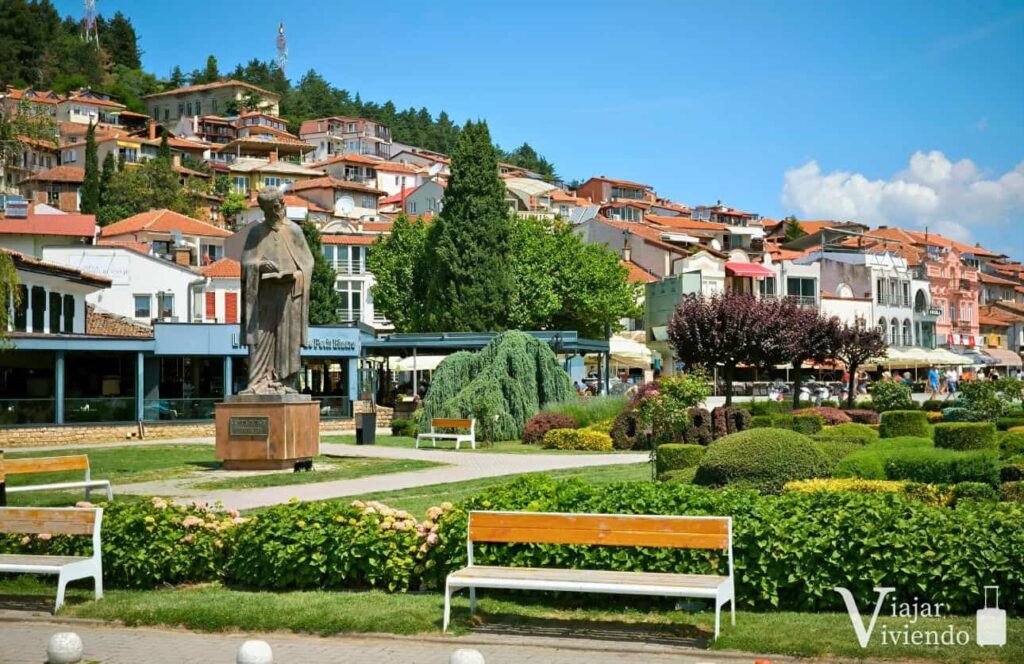plaza del casco antiguo de ohrid