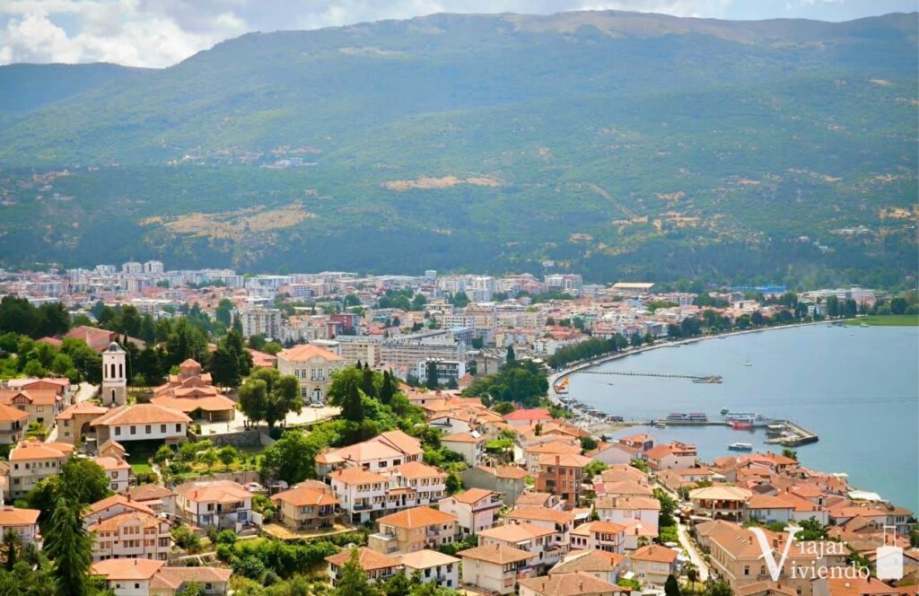 vistas de la ciudad de ohrid