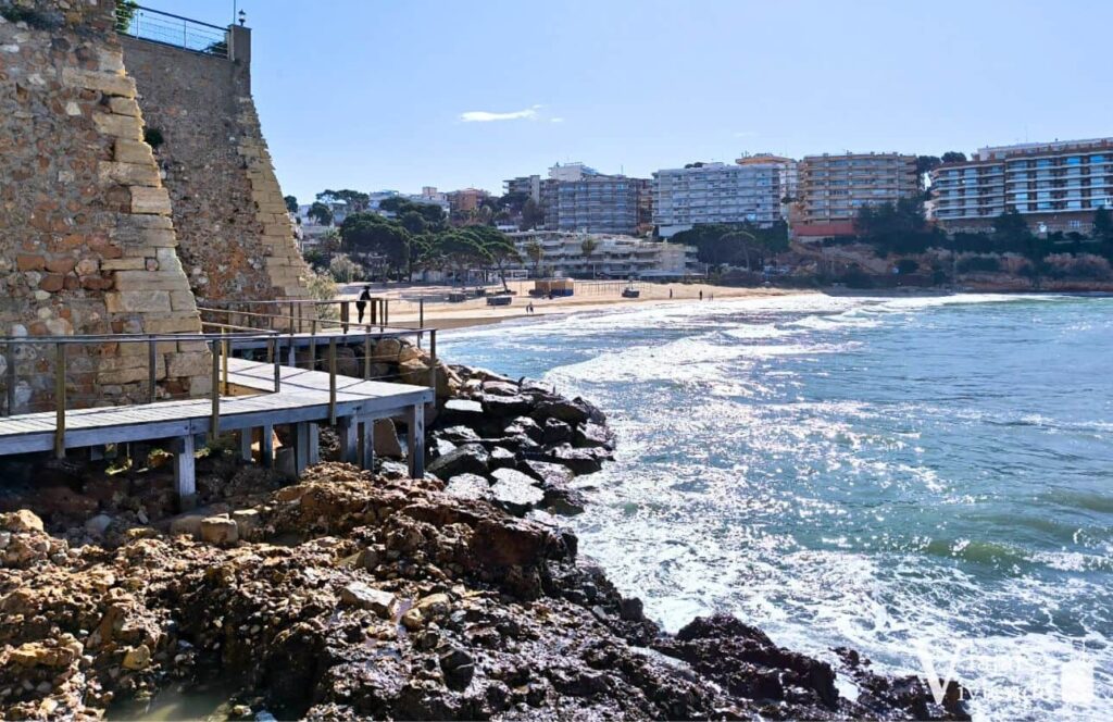 camino de ronda por las calas y playas de salou
