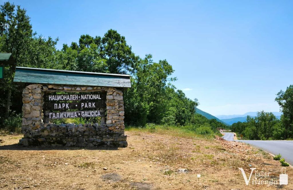 entrada al parque nacional galichica