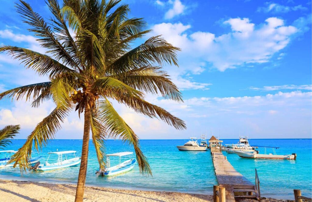 muelle en puerto morelos