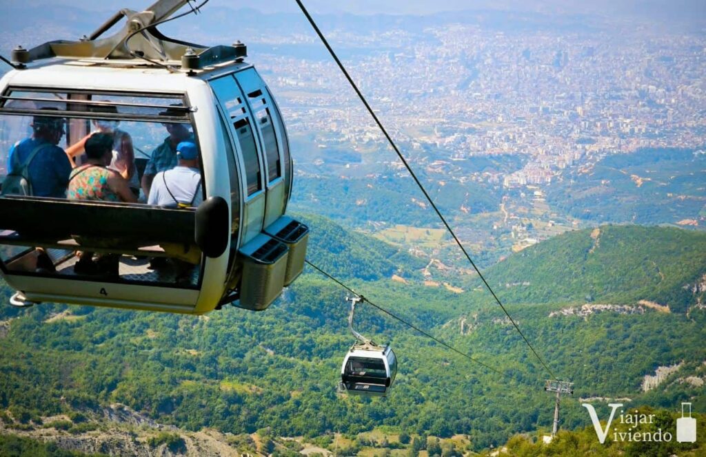 vistas desde el teleferico de tirana