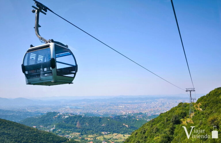 teleferico de tirana al monte dajti