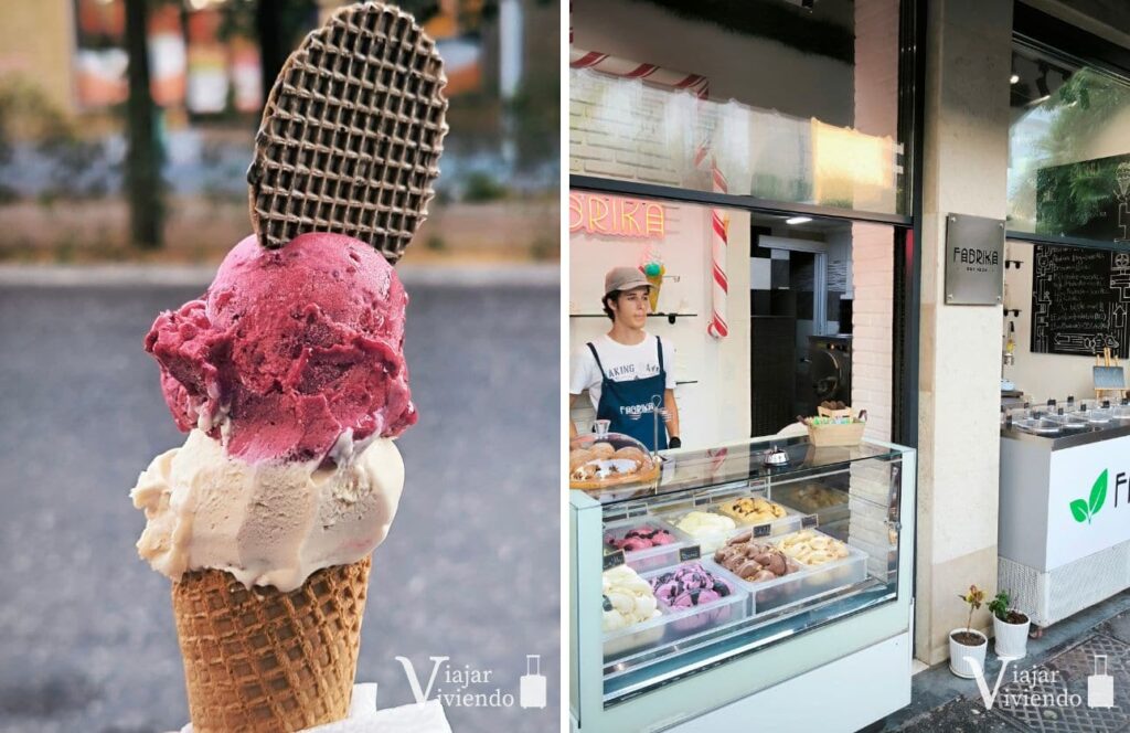 helado en la mejor heladeria de tirana