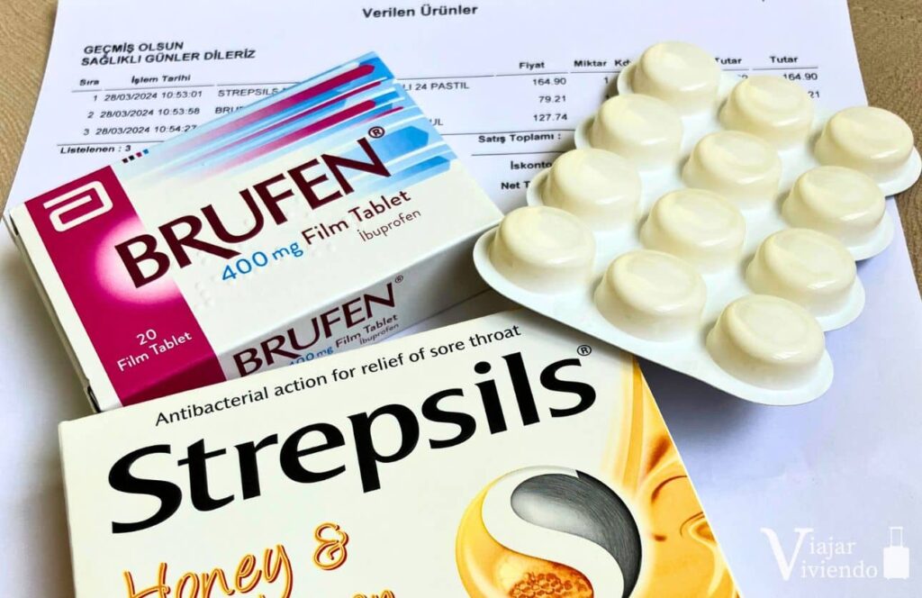 medicamentos del seguro de viaje en turquia