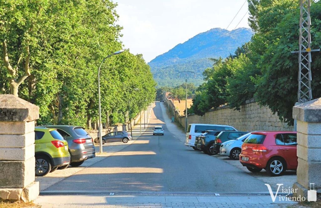donde aparcar en el escorial gratis