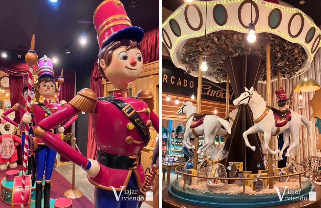 interior de chocolateria caracol en gramado