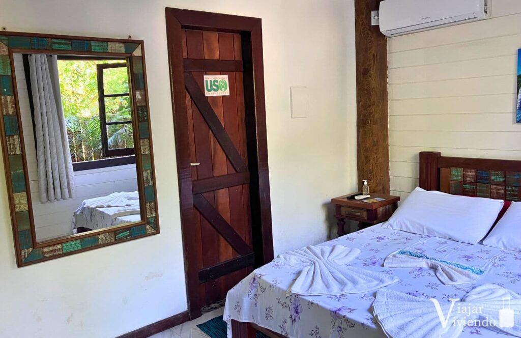 habitacion de la posada en ilha do mel