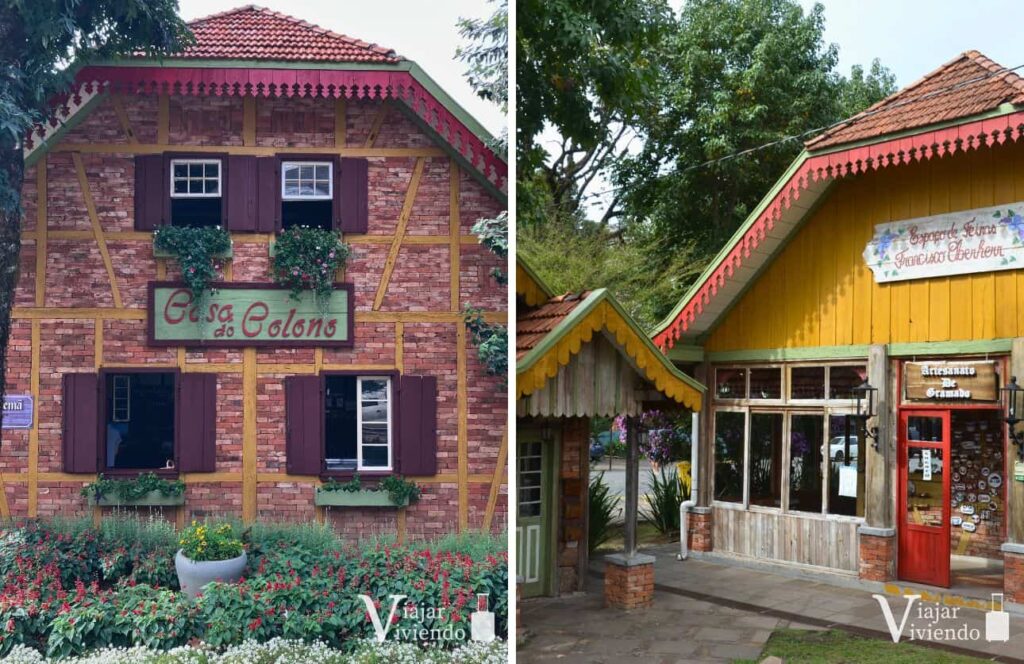 casa del colono y mercado de artesanos en la plaza de las etnias