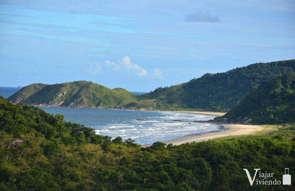 vistas de las playas de ilha do mel brasil