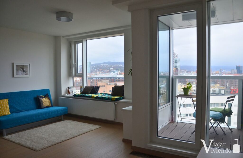 nuestro apartamento con vistas panoramicas a la ciudad de bratislava