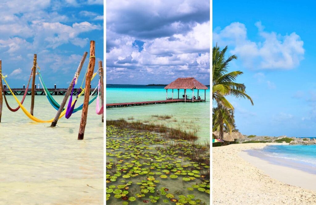 playa de holbox, laguna bacalar y playa en cozumel excursiones no recomendadas desde cancun