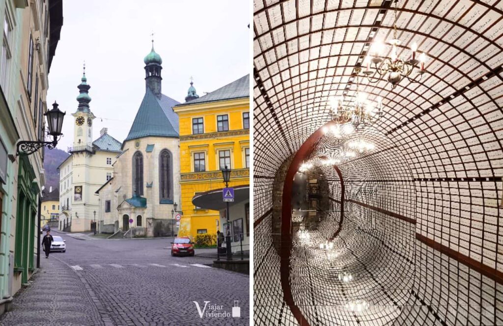banco del amor en el casco antiguo de banska stiavnica