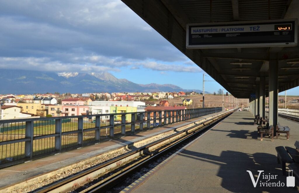 estacion de tren de poprad en eslovaquia