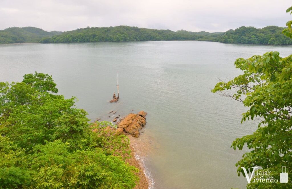 vistas del golfo de chiriqui desde isla boca brava