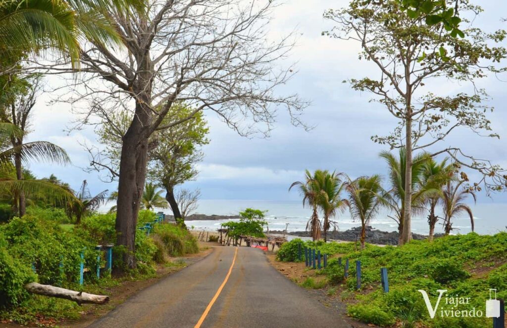 caminos a las playas de la peninsula de azuero