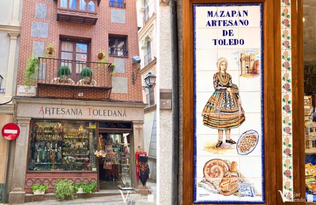 tiendas de artesania y venta de mazapan artesanal de toledo