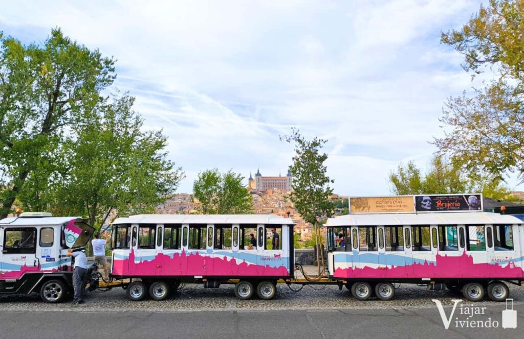 tren turistico para llegar al mirador de toledo