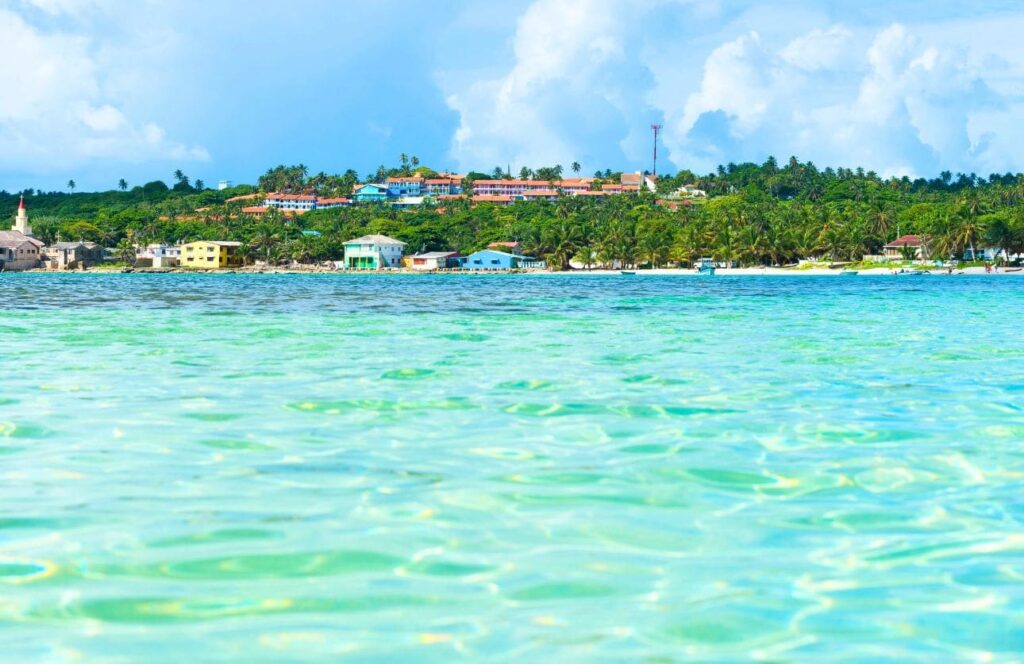 vistas desde el mar de los hoteles en san andres donde hospedarse