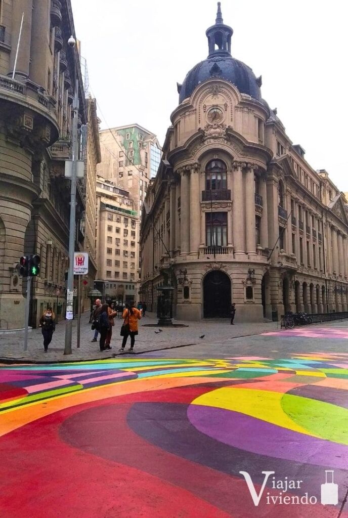 bolsa de comercio en el paseo bandera