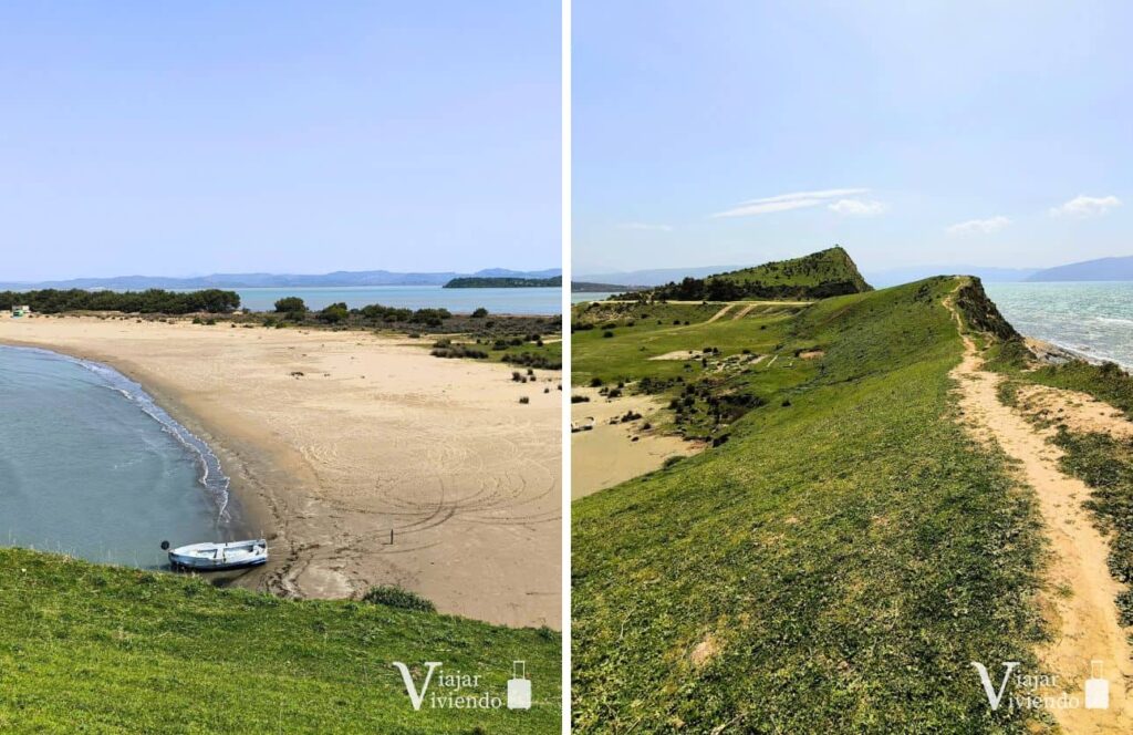 playa dalan en la laguna de narta